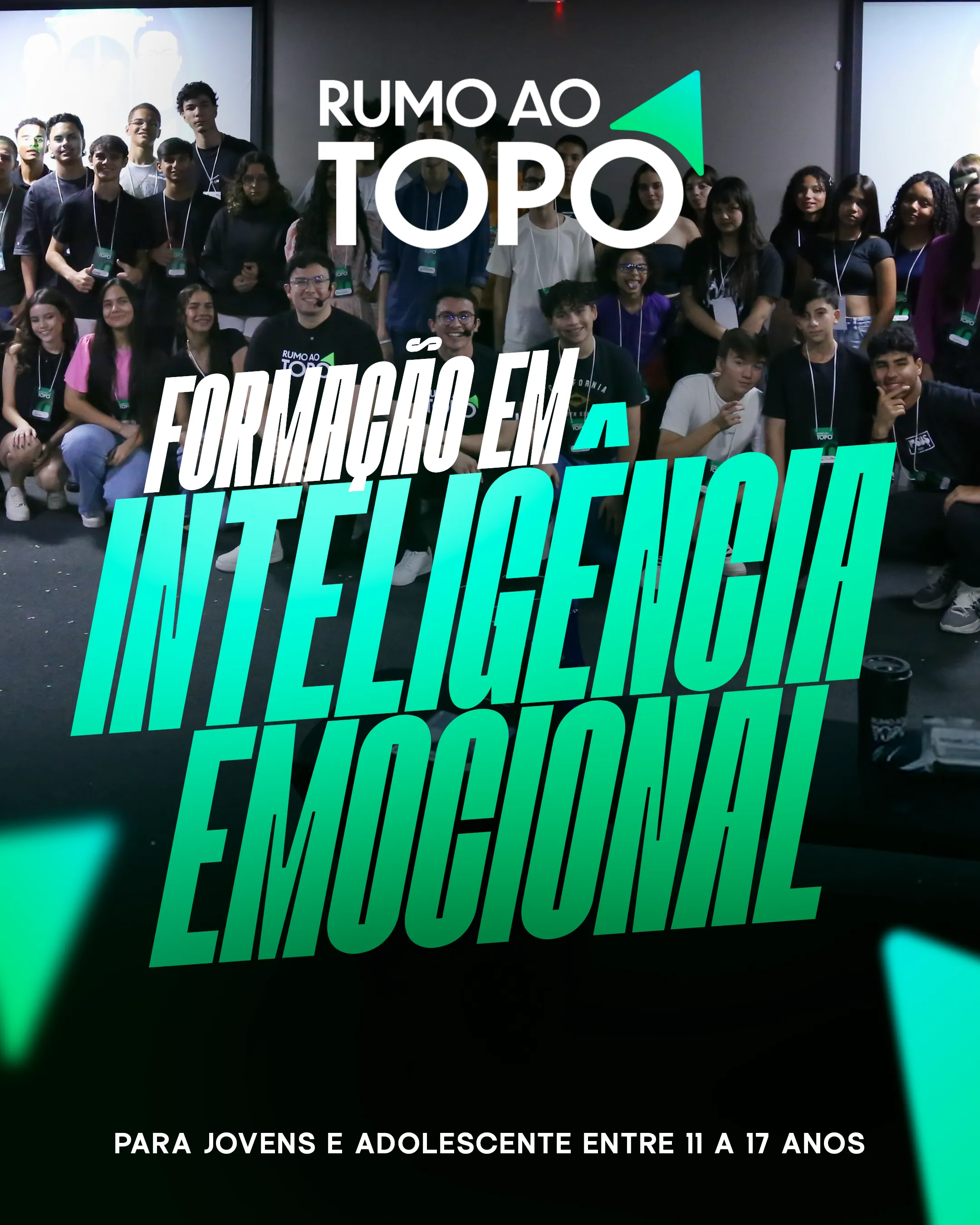 Jovens participantes do Rumo ao Topo